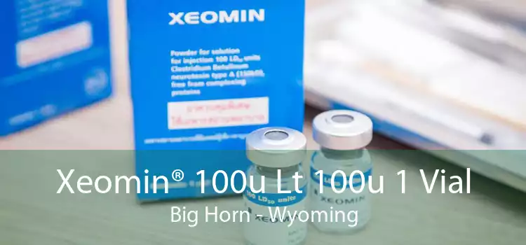 Xeomin® 100u Lt 100u 1 Vial Big Horn - Wyoming